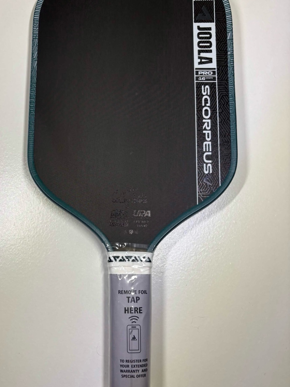 JOOLA Scorpeus Pro Pickleball Paddle - Dark Gray/Teal